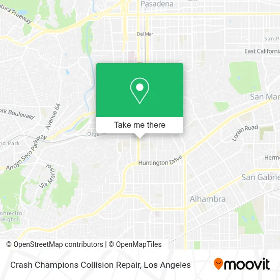 Crash Champions Collision Repair map