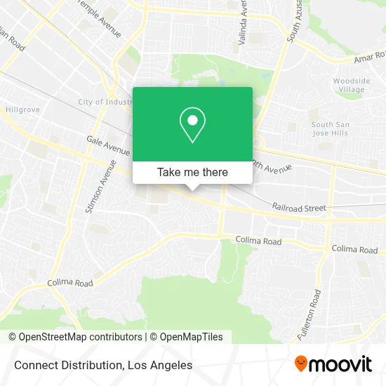Connect Distribution map
