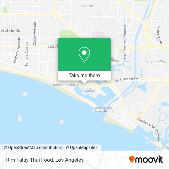 Rim Talay Thai Food map