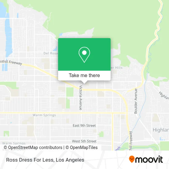 Ross Dress For Less map
