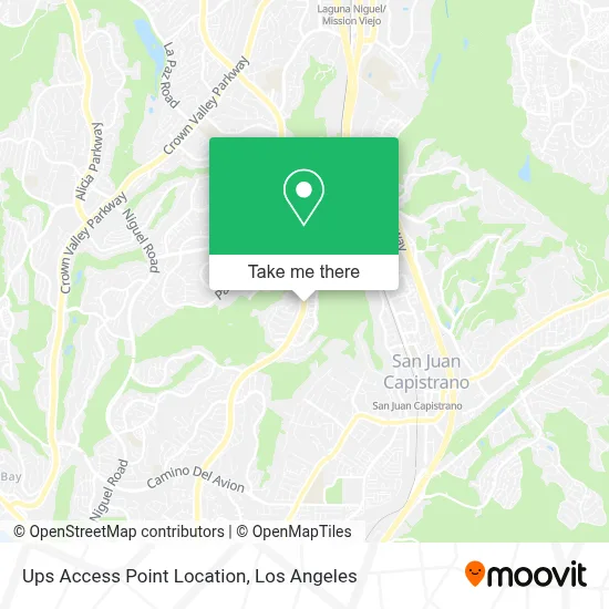 Ups Access Point Location map