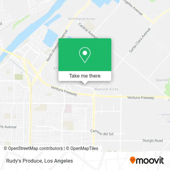 Rudy's Produce map