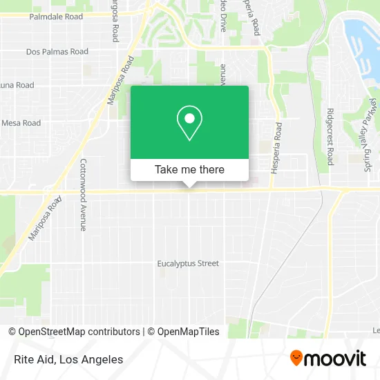 Rite Aid map