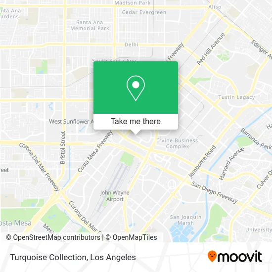 Turquoise Collection map
