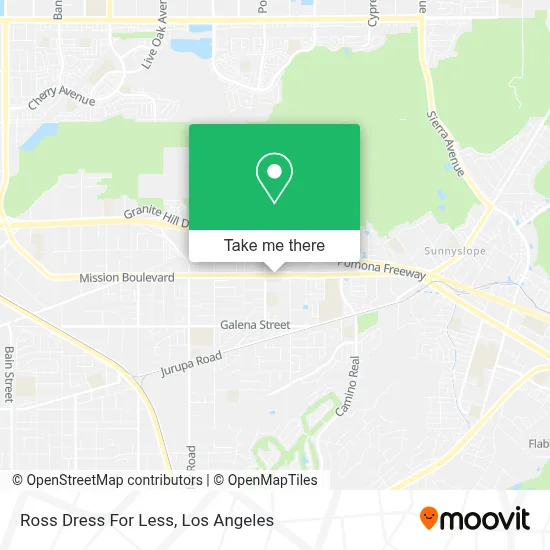 Ross Dress For Less map