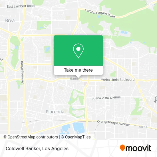 Coldwell Banker map