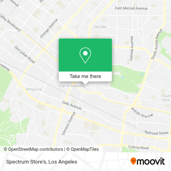 Spectrum Store's map