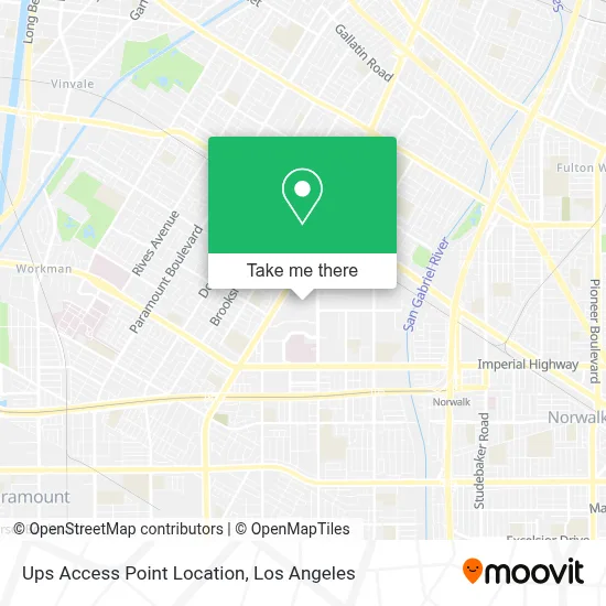 Ups Access Point Location map