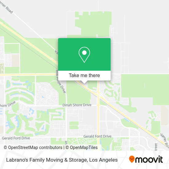 Labrano's Family Moving & Storage map