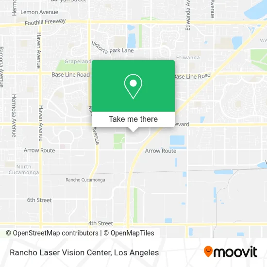 Rancho Laser Vision Center map