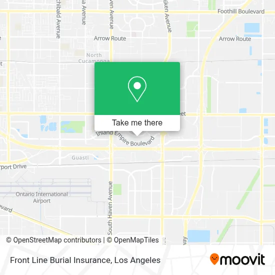 Front Line Burial Insurance map
