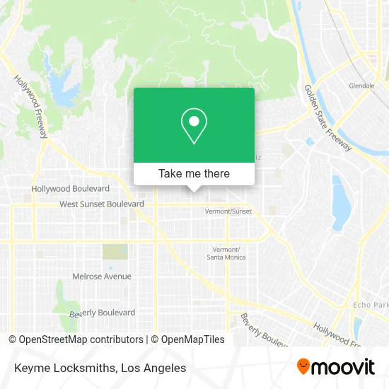 Keyme Locksmiths map