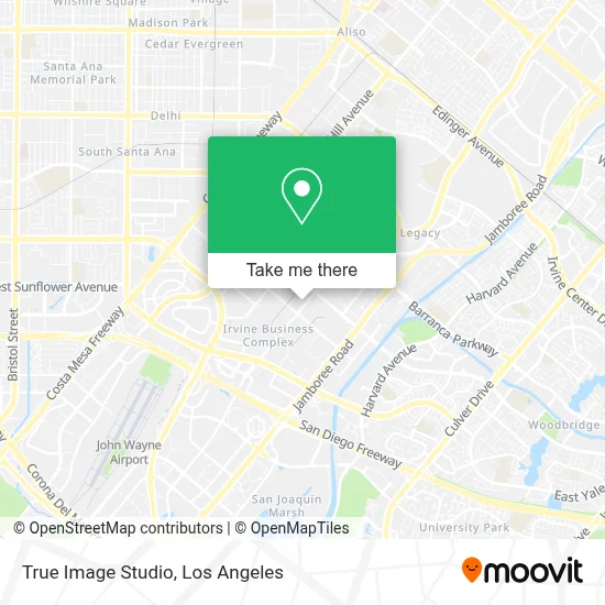 True Image Studio map