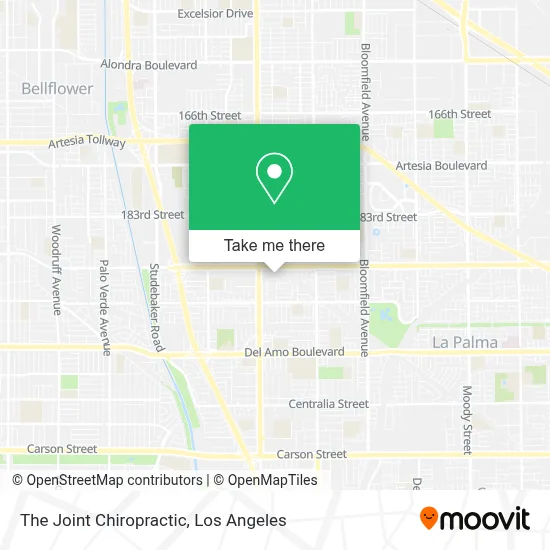The Joint Chiropractic map
