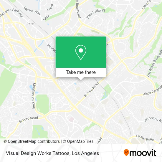 Visual Design Works Tattoos map