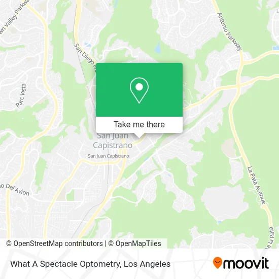 What A Spectacle Optometry map