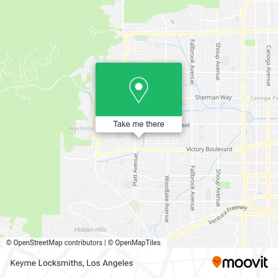 Keyme Locksmiths map