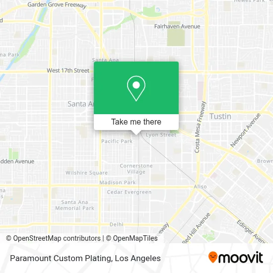 Paramount Custom Plating map