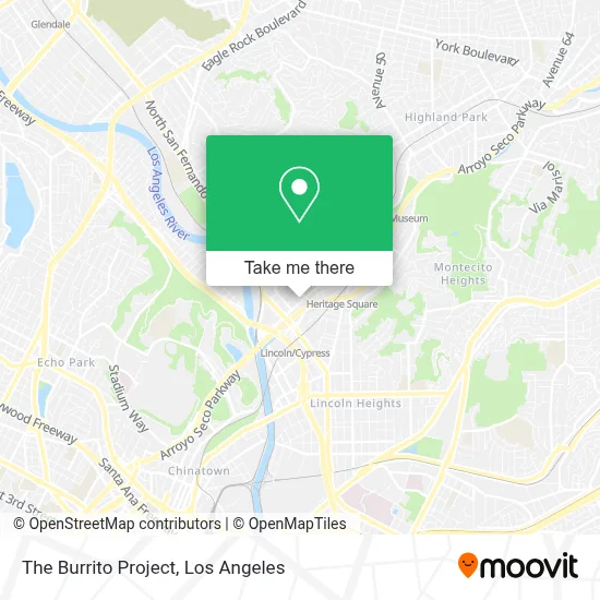 The Burrito Project map
