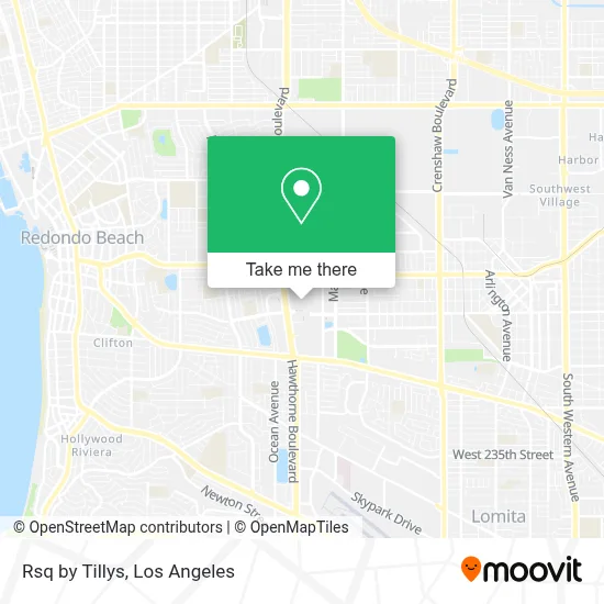 Rsq by Tillys map