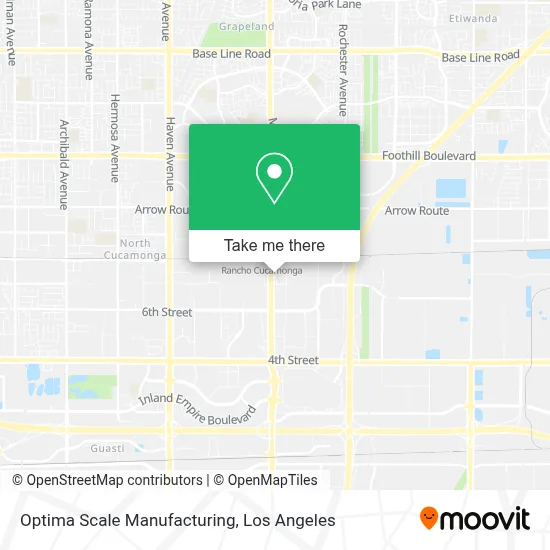 Optima Scale Manufacturing map