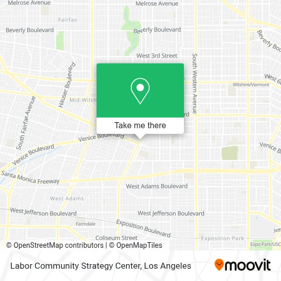 Labor Community Strategy Center map