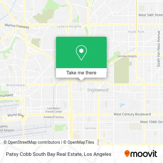 Patsy Cobb South Bay Real Estate map