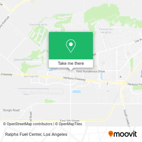 Ralphs Fuel Center map