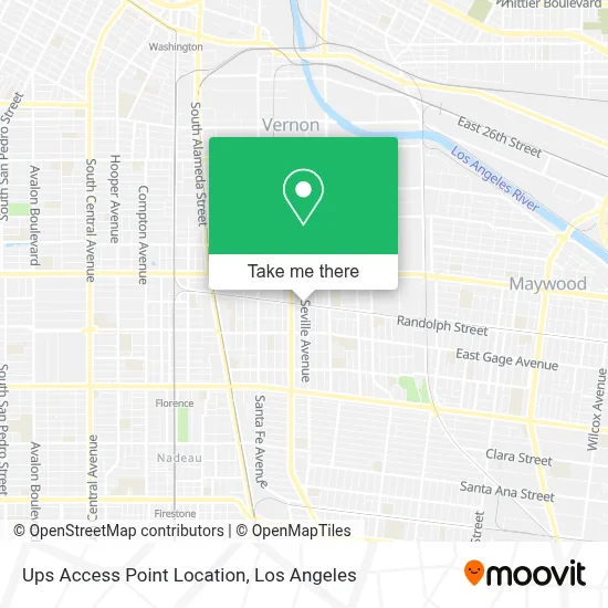 Ups Access Point Location map