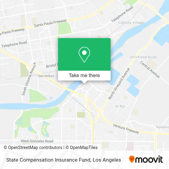 State Compensation Insurance Fund map