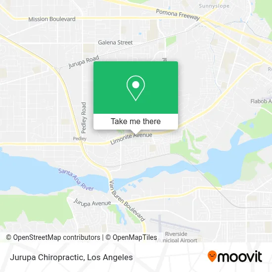 Jurupa Chiropractic map