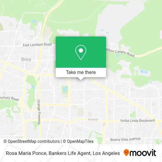 Rosa Maria Ponce, Bankers Life Agent map