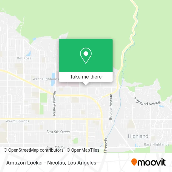 Amazon Locker - Nicolas map