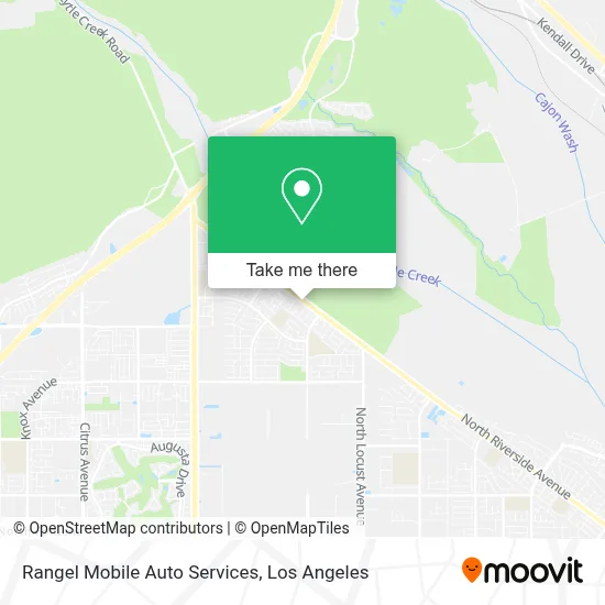 Rangel Mobile Auto Services map