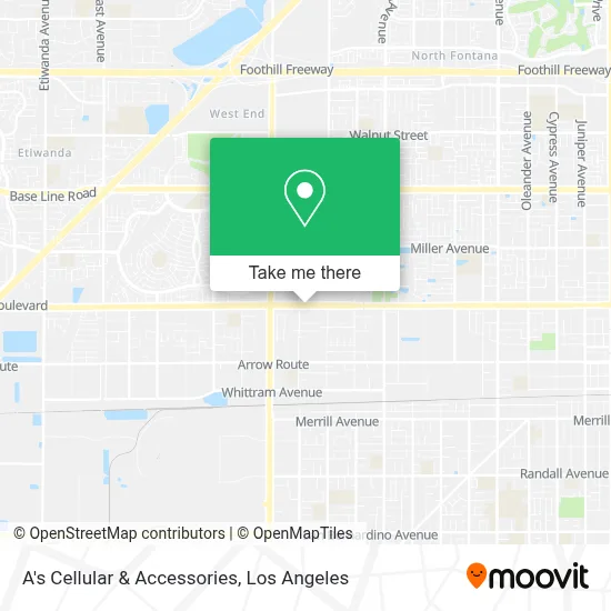 A's Cellular & Accessories map