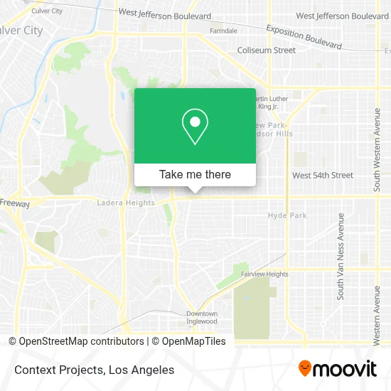 Context Projects map