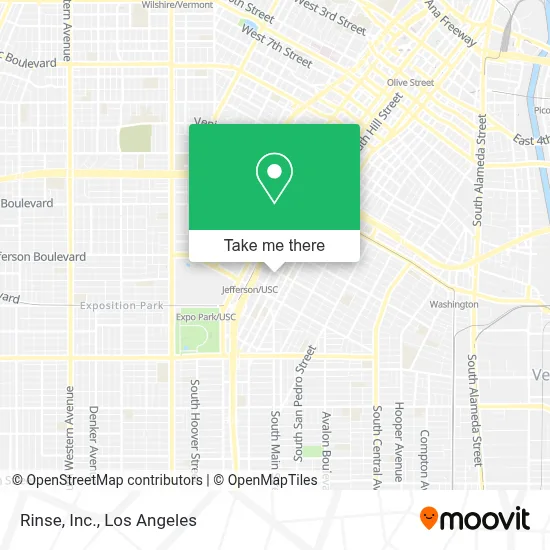 Rinse, Inc. map
