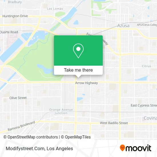Modifystreet.Com map