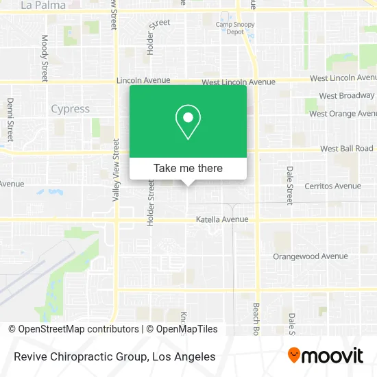 Revive Chiropractic Group map