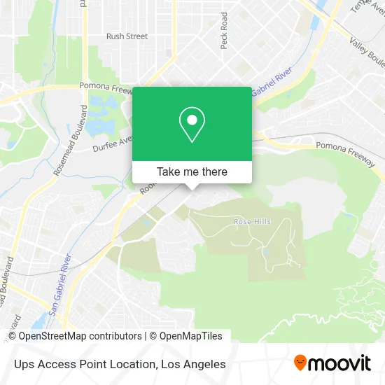 Ups Access Point Location map