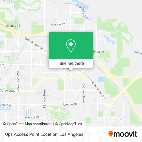 Ups Access Point Location map
