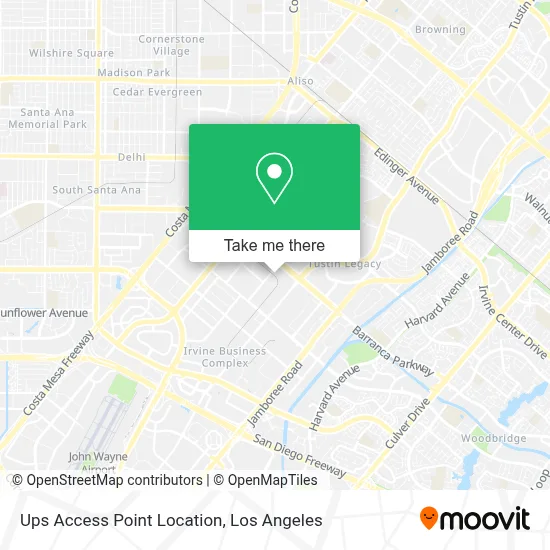 Ups Access Point Location map