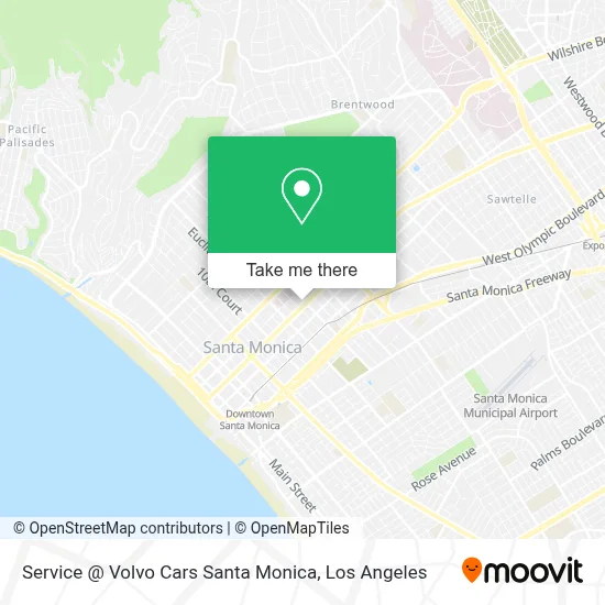 Service @ Volvo Cars Santa Monica map