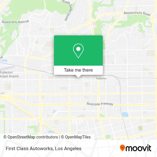 First Class Autoworks map