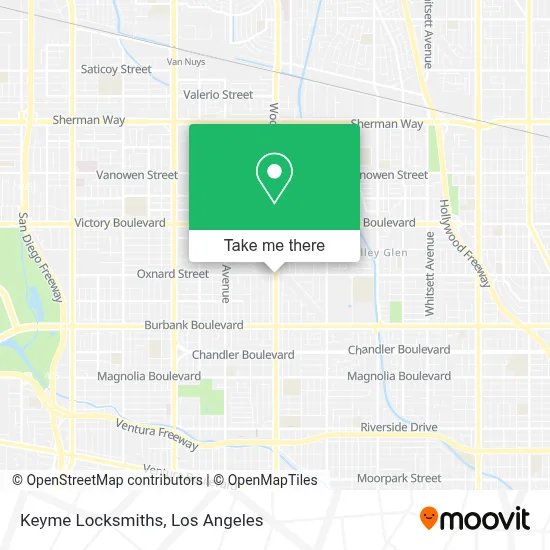 Keyme Locksmiths map