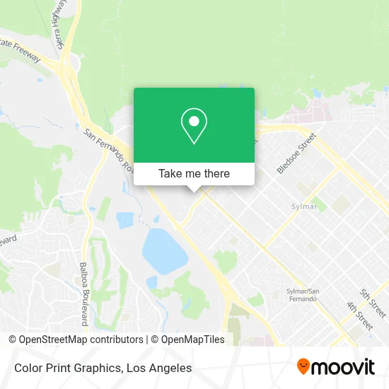 Color Print Graphics map