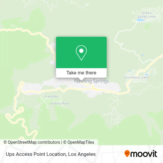 Ups Access Point Location map