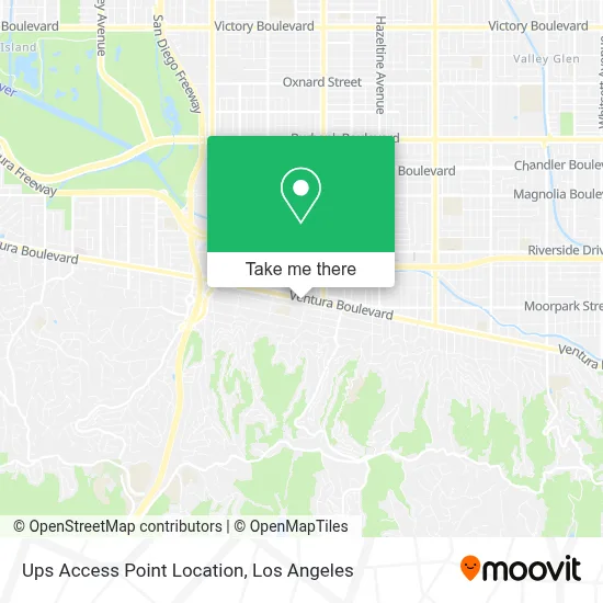 Ups Access Point Location map