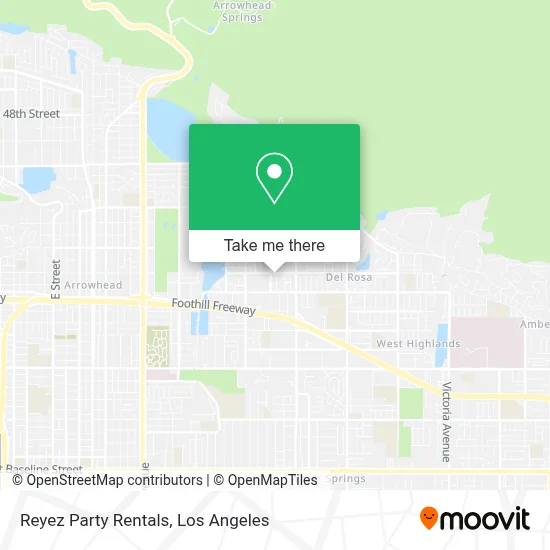 Reyez Party Rentals map