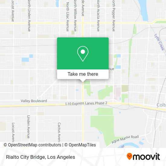 Rialto City Bridge map